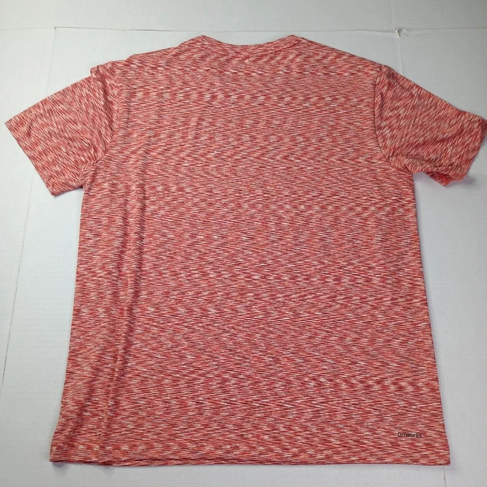 Athletic Works Space Dye Tee Moisture Wicking‎ T-Shirt Men's Size M Canyon NWT